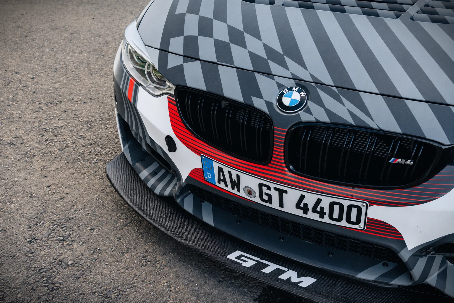 German registration plate on GTM 4.4 Prototype P01