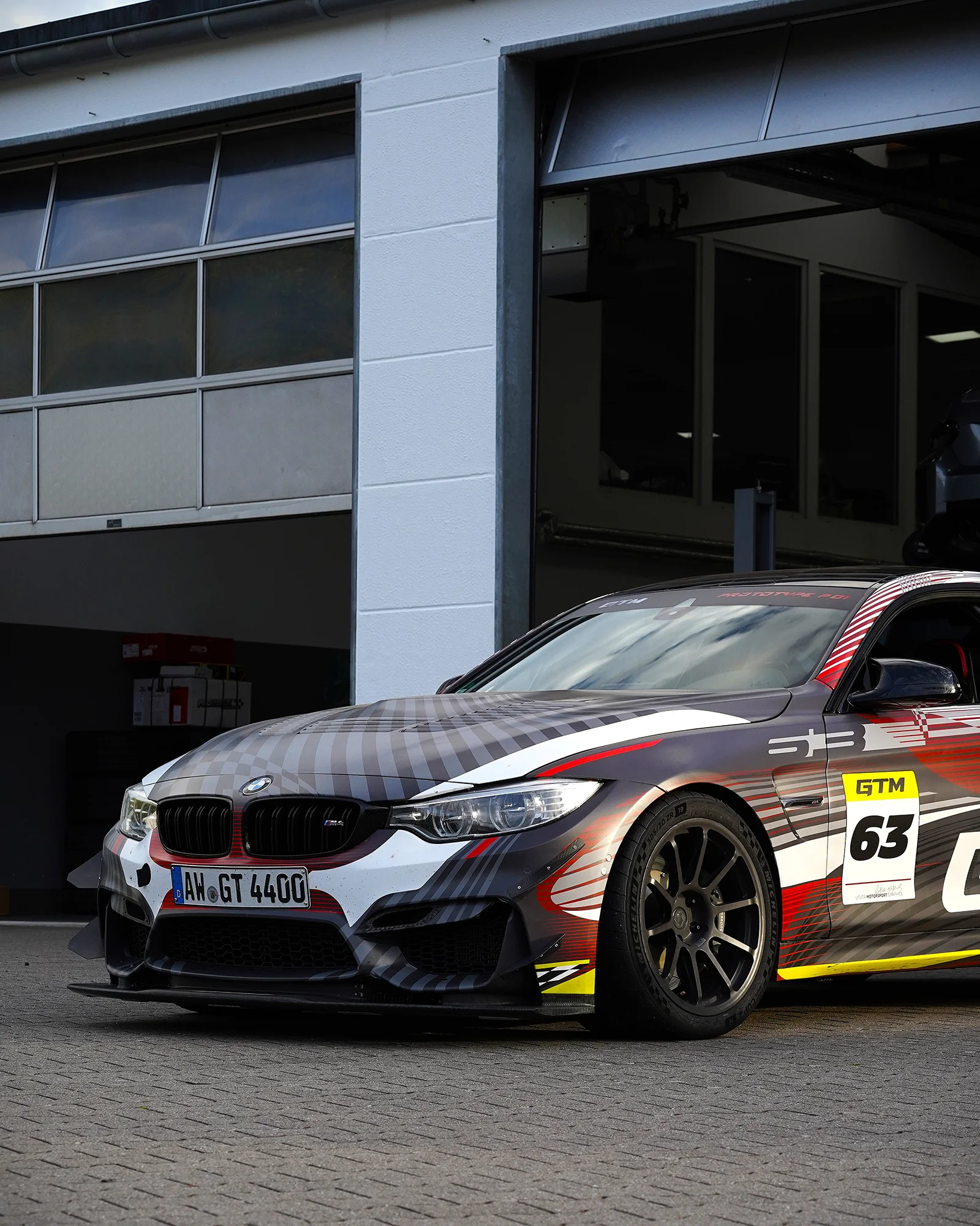 GTM 4.4 in front of the workshop